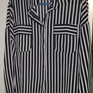 Striped Button Down Shirt